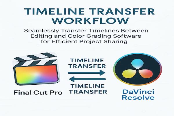 Timeline Transfer Workflow ( Fcp To Davinci ) - ( DaVinci To Fcp ) cover