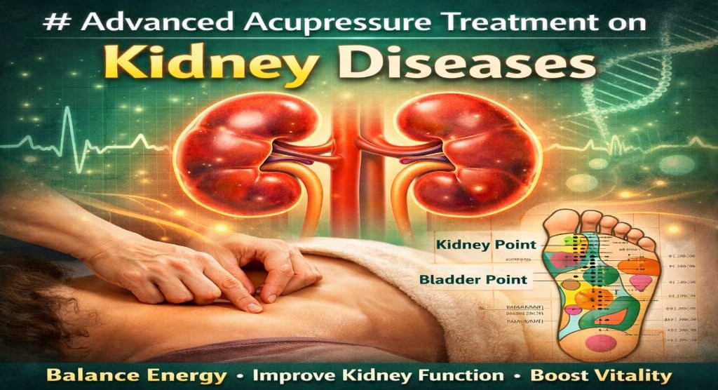 Advance acupressure treatment and diagnosis for Kidney Disease cover