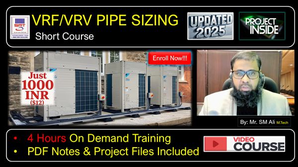 VRV/VRF Pipe Sizing cover