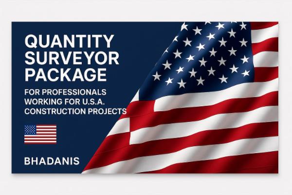 QUANTITY SURVEYOR COURSE PACKAGE FOR PROFESSIONALS WORKING FOR U.S.A CONSTRUCTION PROJECTS cover