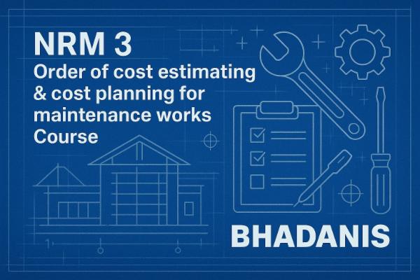 NRM 3 Order of cost estimating & cost planning for maintenance works Online Course cover