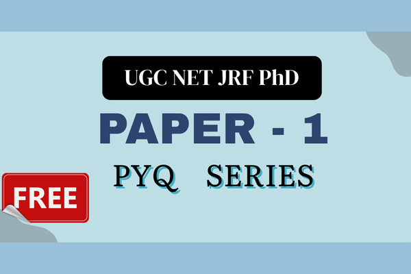 UGC NET Paper 1 PYQ Series 2025 cover