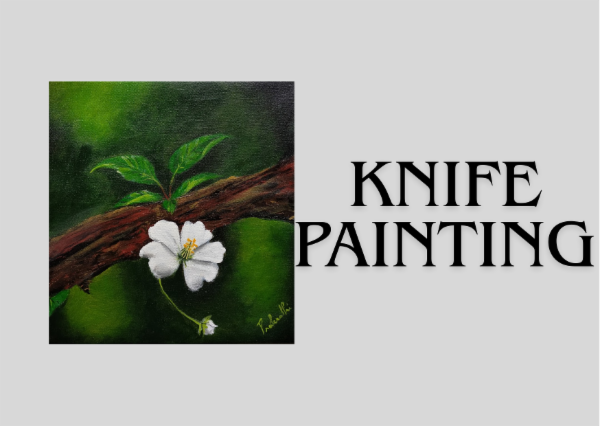 Easy Flower painting & some Knife Painting cover