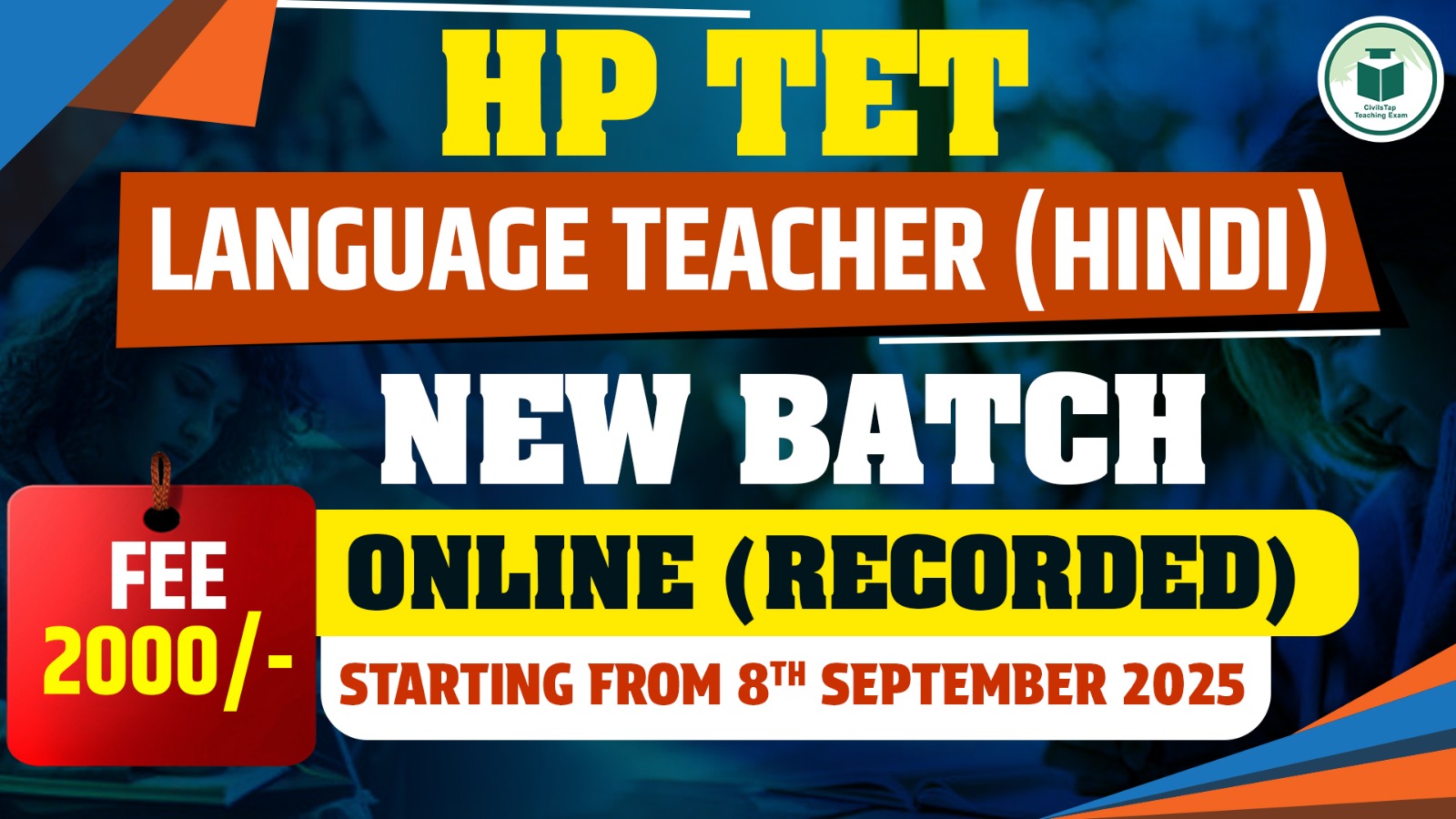 HP TET Language Teacher New Online(Recoded) Batch- 2 cover