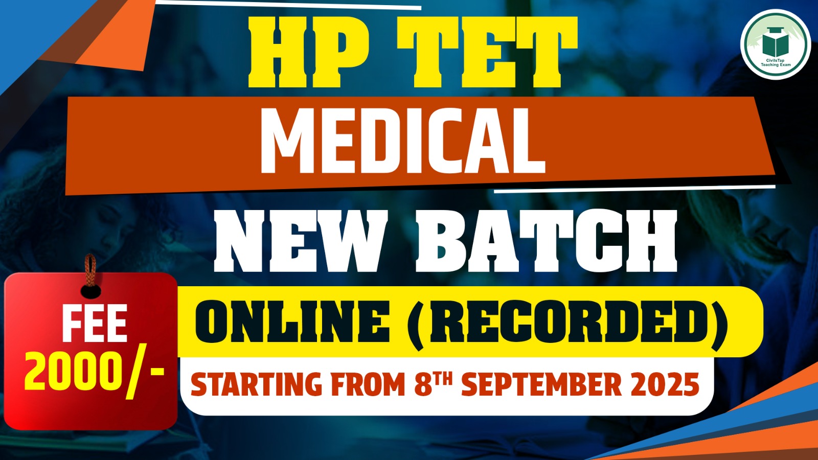 HP TET Medical New Online (Recorded) Batch- 2 cover