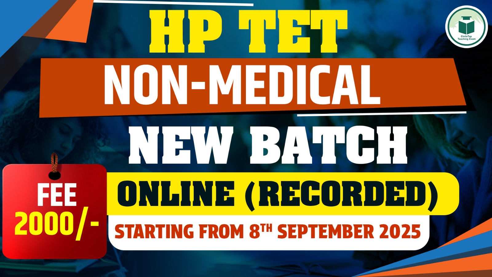 HP TET Non-Medical New Online (Recorded) Batch- 2 cover