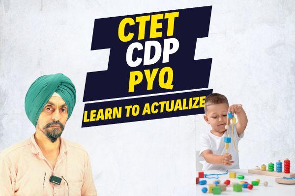 CDP CTET PYQ cover
