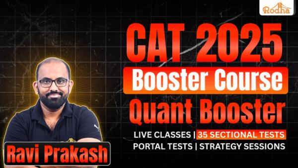 QUANTS BOOSTER COURSE WITH 35 SECTIONAL MOCKS FOR CAT 2025 | BY RAVI PRAKASH SIR cover