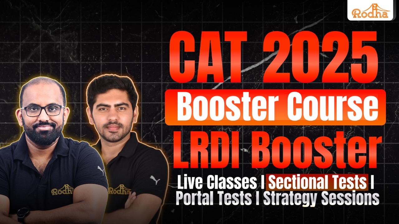 LRDI BOOSTER COURSE WITH 35 SECTIONAL MOCKS FOR CAT 2025 | BY RAVI PRAKASH SIR AND APOORV SIR cover