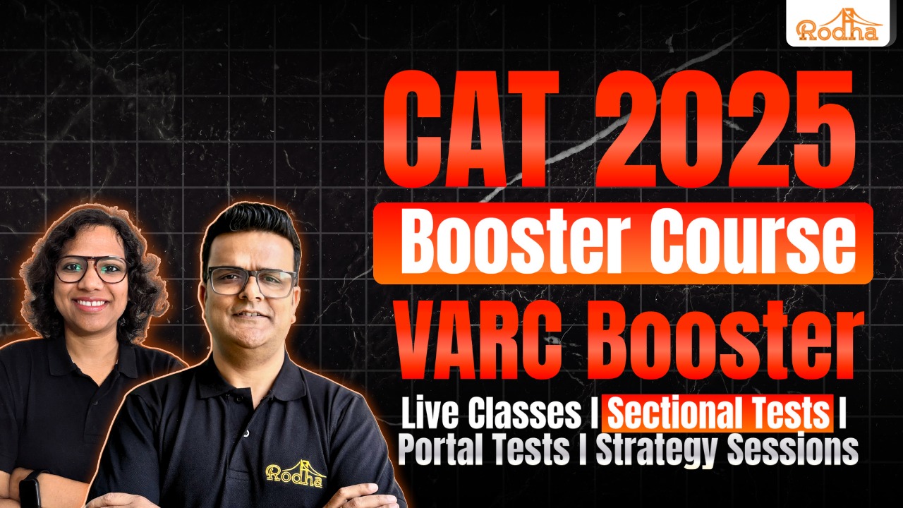VARC BOOSTER COURSE WITH 35 SECTIONALS MOCKS FOR CAT 2025 - BY NIKITA MA'AM AND KD SIR cover