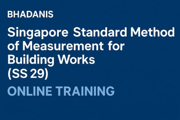 Singapore Standard Method of Measurement for Building Works (SS 29) Online Training cover
