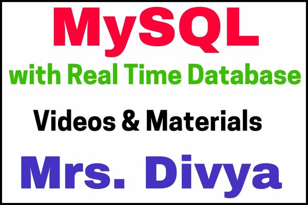 MySQL Material & Videos cover