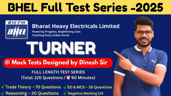 BHEL TURNER Full Test Series -2025. cover