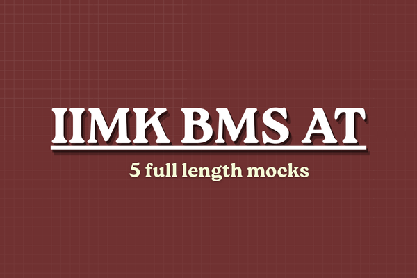 IIM Kozikode BMS Mock Test - 2026 cover