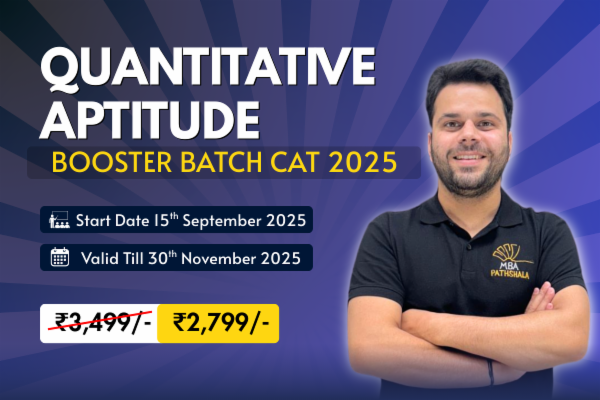 Quant Booster Batch for CAT 2025 | Udit Sir cover