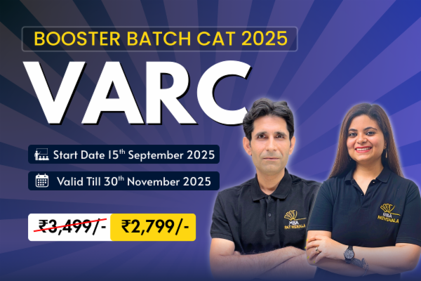 VARC Booster Batch for CAT 2025 | Karishma Ma'am & Himanshu Sir cover