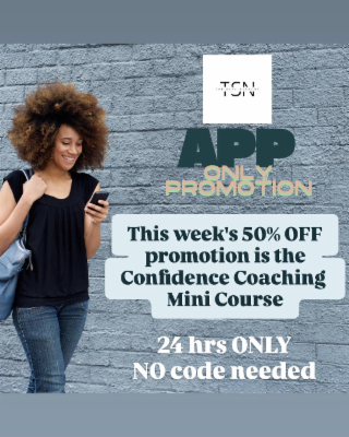 App Only 50% off - Confidence Coaching Mini Course cover