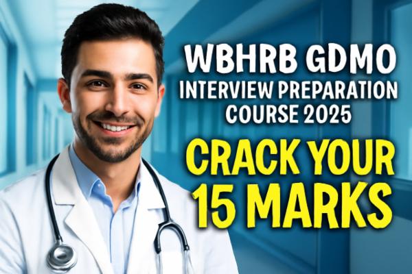 WBHRB GDMO Interview Preparation Course 2025 – Crack Your 15 Marks with M3 Academy cover