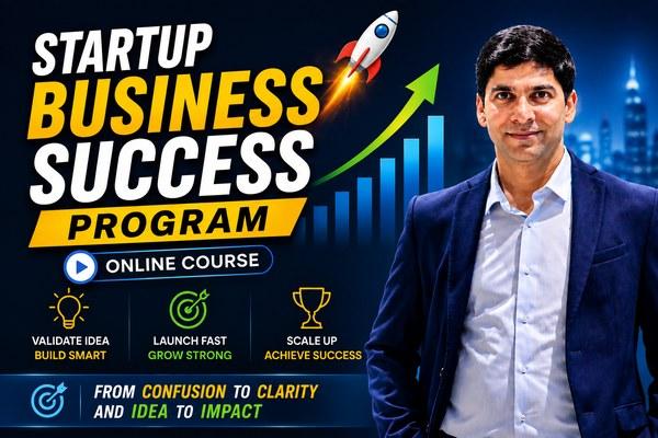 Startup Business Success Video Course (Telugu) Watch and apply. 20+ video lessons in Telugu. course preview