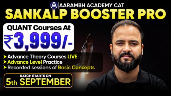 Quant Booster Pro for CAT 2025 cover