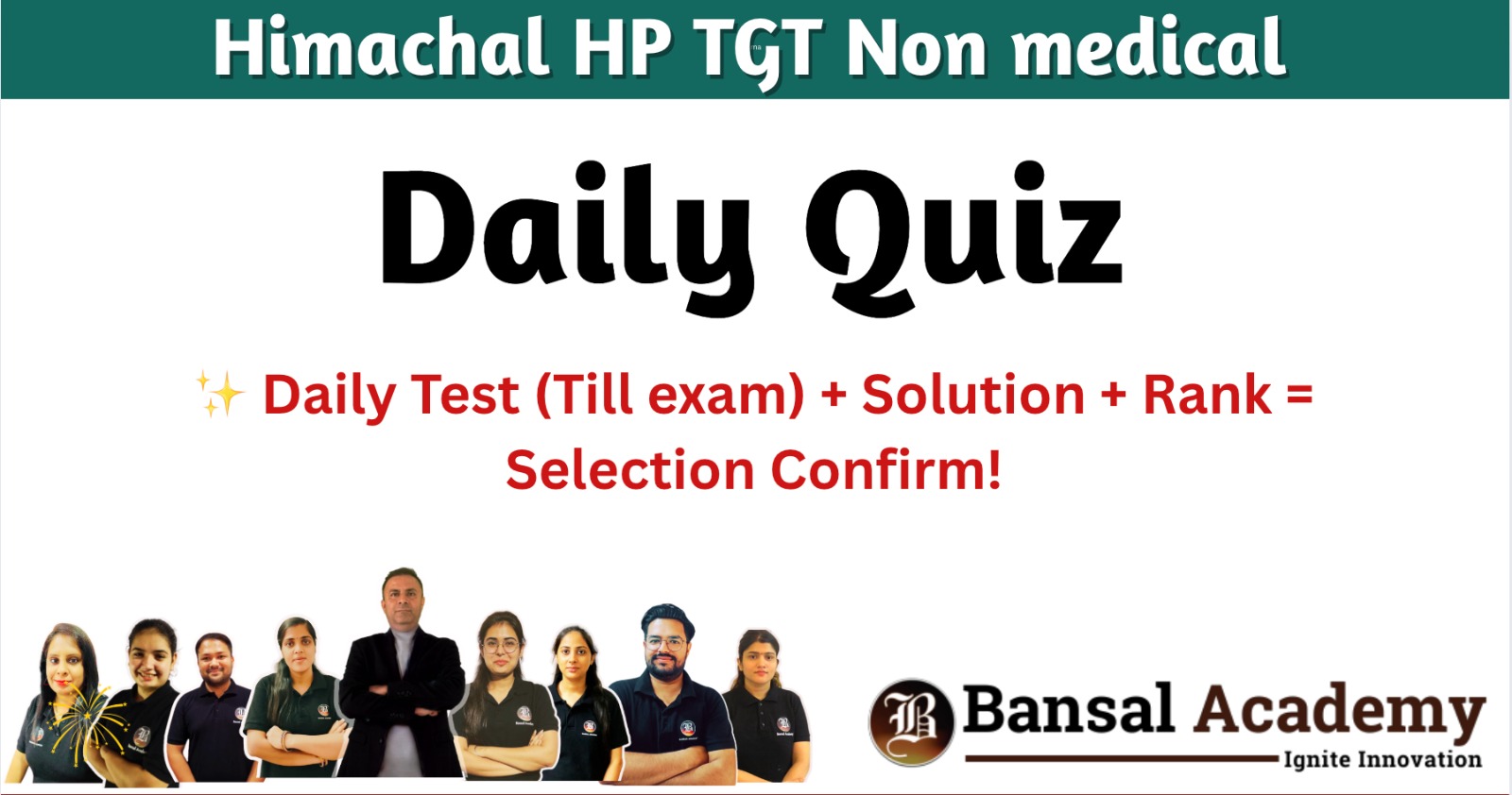 HP TGT Non Medical Daily Quiz cover