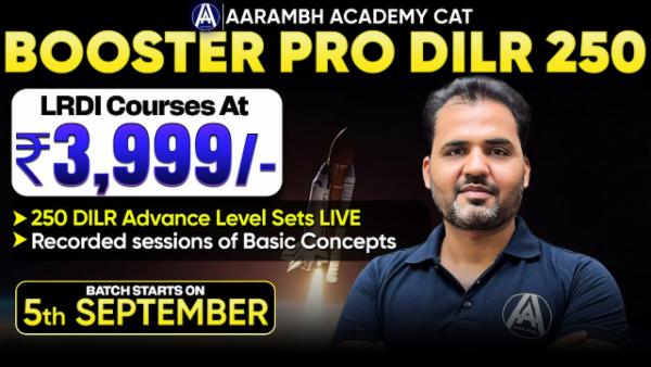 DILR 250 Booster Pro for CAT 2025 cover