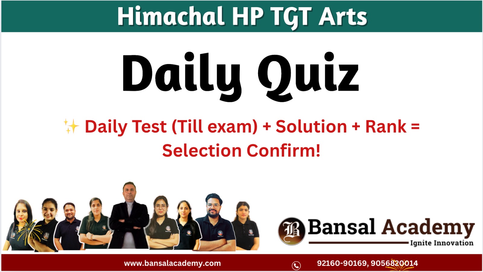 DAILY QUIZ HP TGT ARTS cover