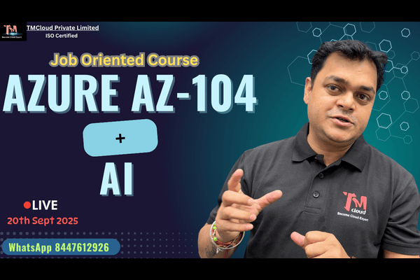 Microsoft Azure AZ-104 With AI Live Course ! Starting From 20th Sept 2025. cover