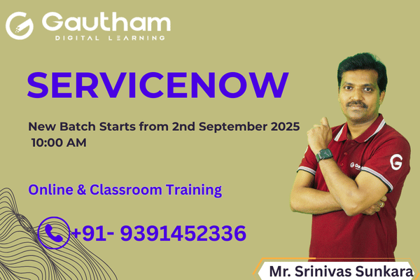 ServiceNow Live Classes : New Batch Starts from 2nd September 2025 10:00 AM cover