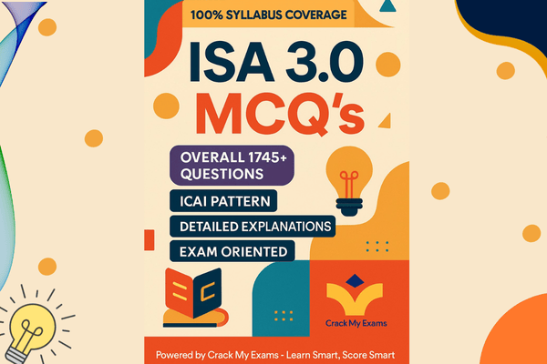 ISA 3.0 - MCQs (All Modules) - Soft Copy cover