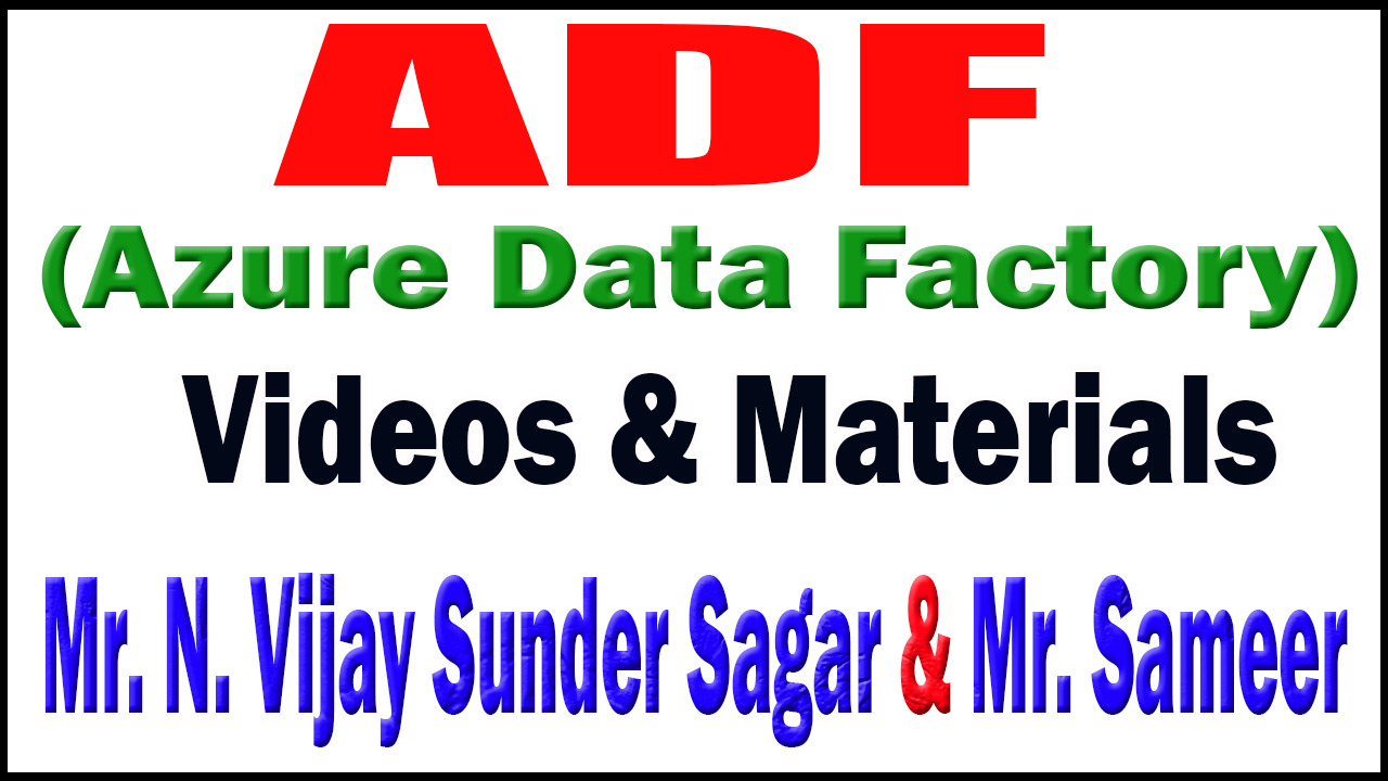ADF (Azure Data Factory) Videos cover
