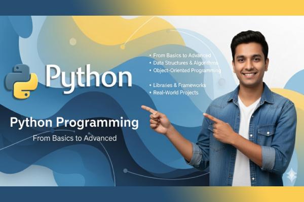 “Learn Python Step-by-Step – Coding, Projects और Career Growth के लिए” cover