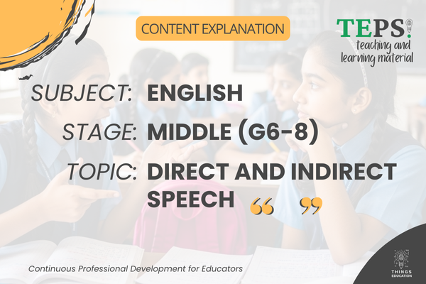 TLM: Direct and Indirect Speech cover