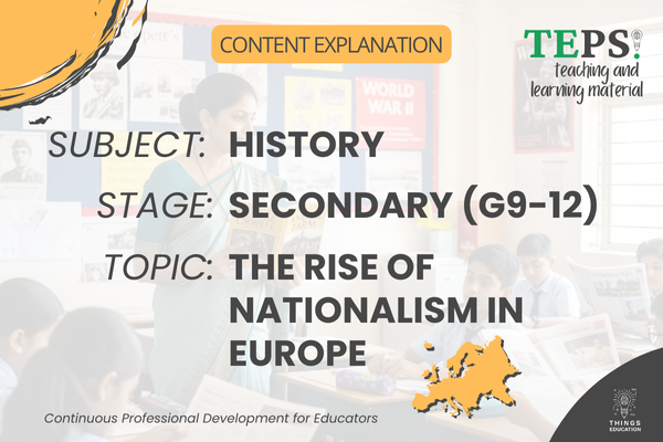 TLM: The Rise of Nationalism in Europe cover