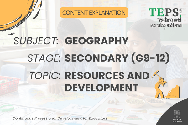 TLM: Resources and Development cover