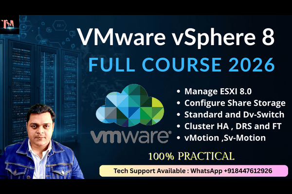 VMware vSphere 8.0 Full Course Contents 2026. cover