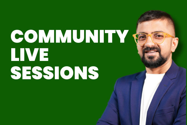 Community Live Sessions by Neeraj Arora cover