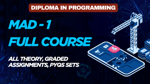 MAD-1 Th | Full Course | Week 1-12 | Sept'25 cover