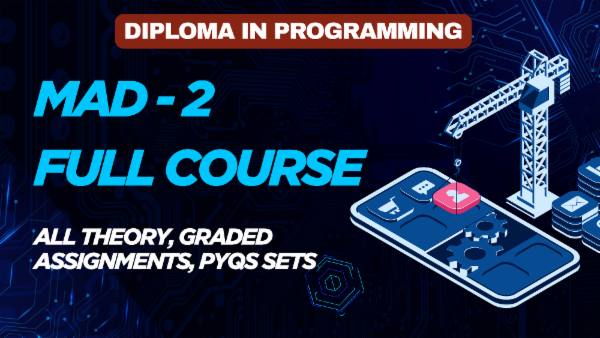 MAD-2 Th | Full Course | Week 1-12 | Sept'25 cover
