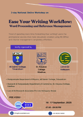 Ease Your Writing Workflow: Word Processing and Reference Management cover