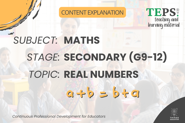 TLM: Real Numbers cover