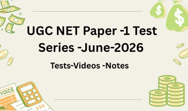 UGC-NET Paper-1 Test Series -June-2026. cover