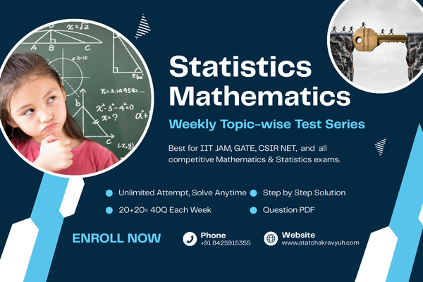 Premium Weekly Topic-wise Test Series - Statistics & Mathematics cover
