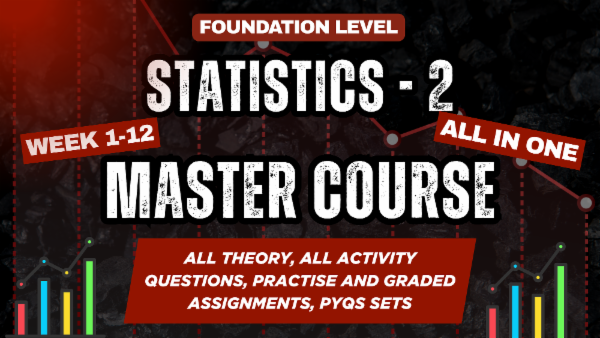 STATISTICS-2 | Full Course | WEEK 1 - 12 | Sept'25 cover