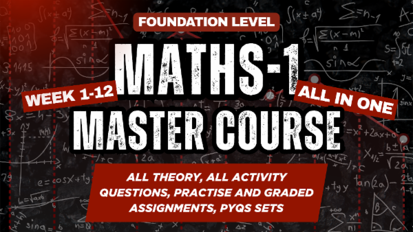 MATHS-1 | Full Course | Sept'25 cover