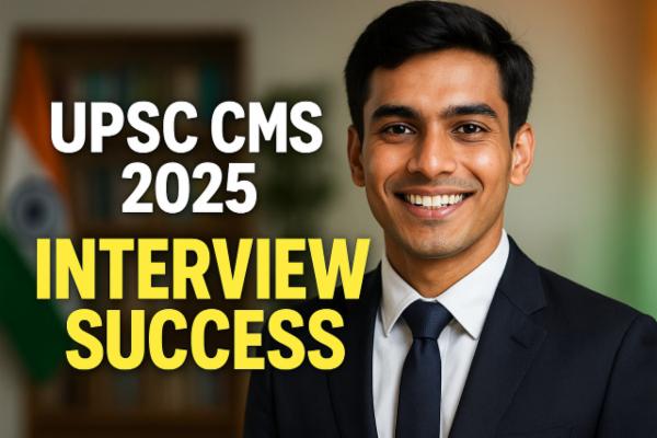 UPSC CMS 2025 Interview Success Program by M3 Academy cover