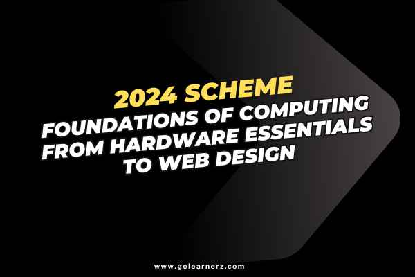 Foundations Of Computing From Hardware Essentials To Web Design ( Crash Course ) GXEST203 cover
