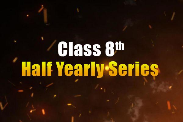 Class 8 Half Yearly Series cover