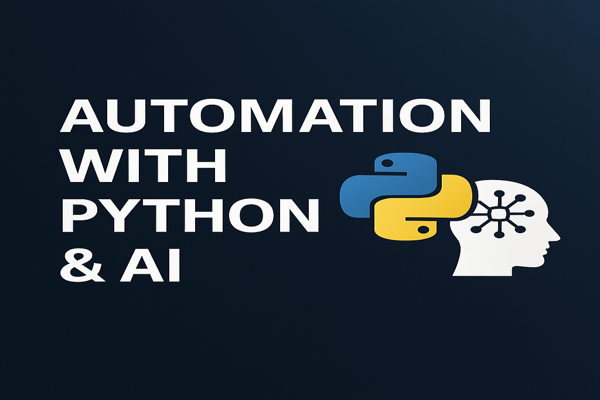 Automation with python and AI cover