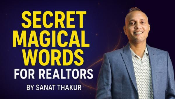 Secret Magical Words For Realtors By Sanat Thakur cover
